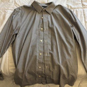 Banana Republic Non-Iron Standard Fit Mens Medium Dress Shirt